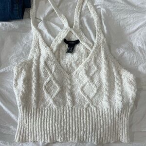 Sweater tank top